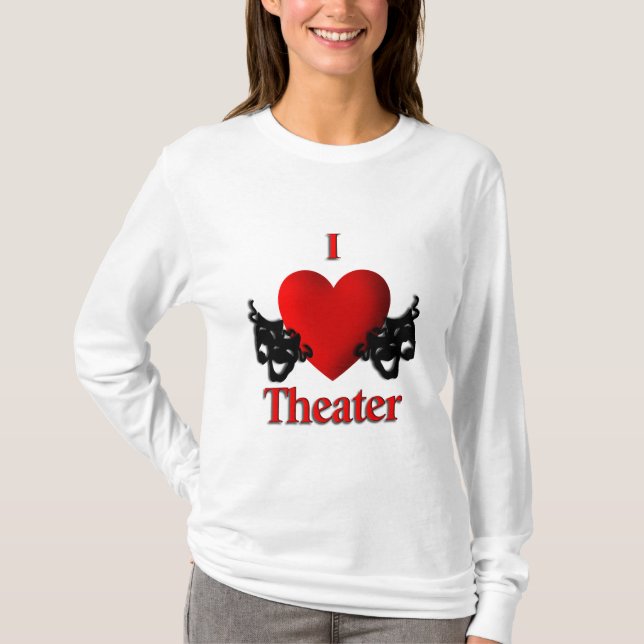 I Heart Theatre T-Shirt (Front)