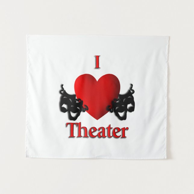 I Heart Theatre Tapestry (Front (Horizontal))
