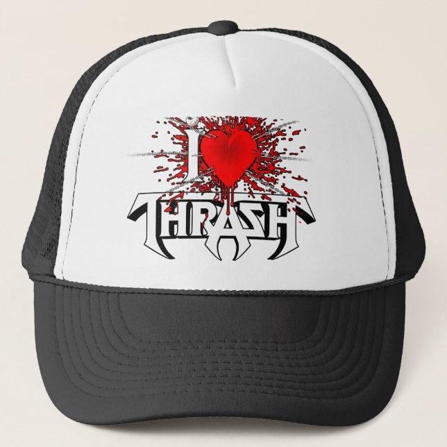 I HEART THRASH TRUCKER HAT (Front)