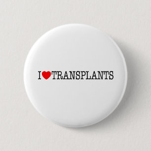 I heart Transplants 6 Cm Round Badge