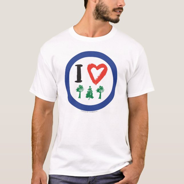 I (Heart) Trees T-Shirt (Front)