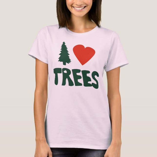 I Heart Trees T-Shirt (Front)