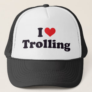 I Heart Trolling Trucker Hat