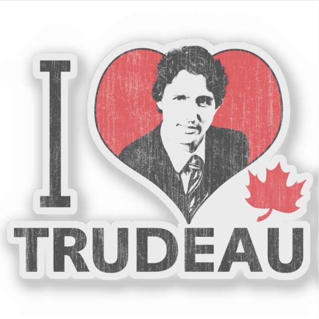 I Heart Trudeau Contour Cut (Front)