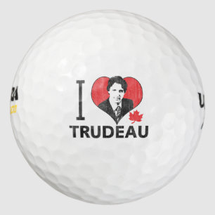 I Heart Trudeau Golf Balls