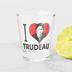 I Heart Trudeau Shot Glass
