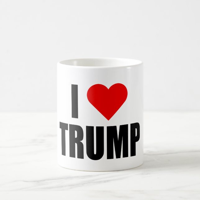 "I HEART TRUMP" COFFEE MUG (Center)