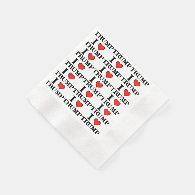 I Heart Trump Napkin (Corner)