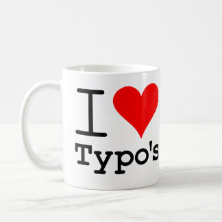 I Heart Typo's Coffee Mug