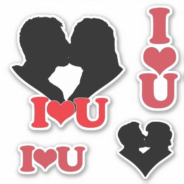 I Heart U Couple Scrap Book (Front)