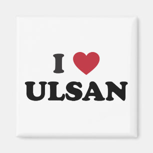 I Heart Ulsan South Korea Magnet