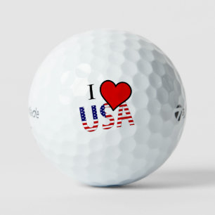 I Heart USA overlay tmtp5 gbcnt Golf Balls