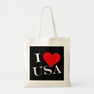 I Heart USA wt btt Tote Bag