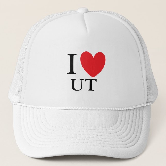 I Heart Utah Trucker Hat (Front)