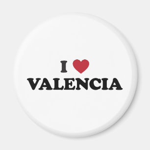 I Heart Valencia Magnet