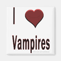 I Heart Vampires Magnet