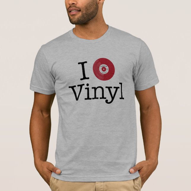 I Heart Vinyl T-Shirt (Front)
