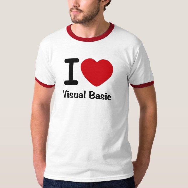 I heart visual basic T-Shirt (Front)