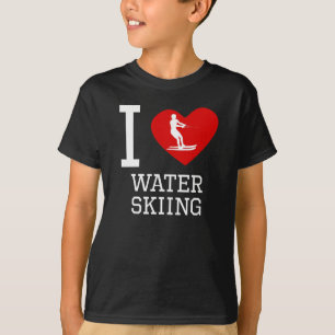 I Heart Water Skiing T-Shirt