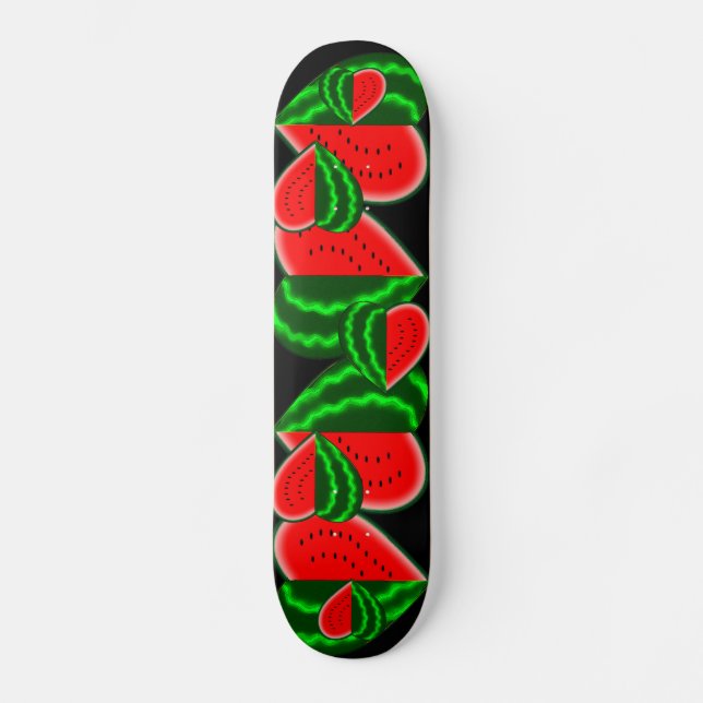 I (Heart) Watermelon Skateboard (Front)