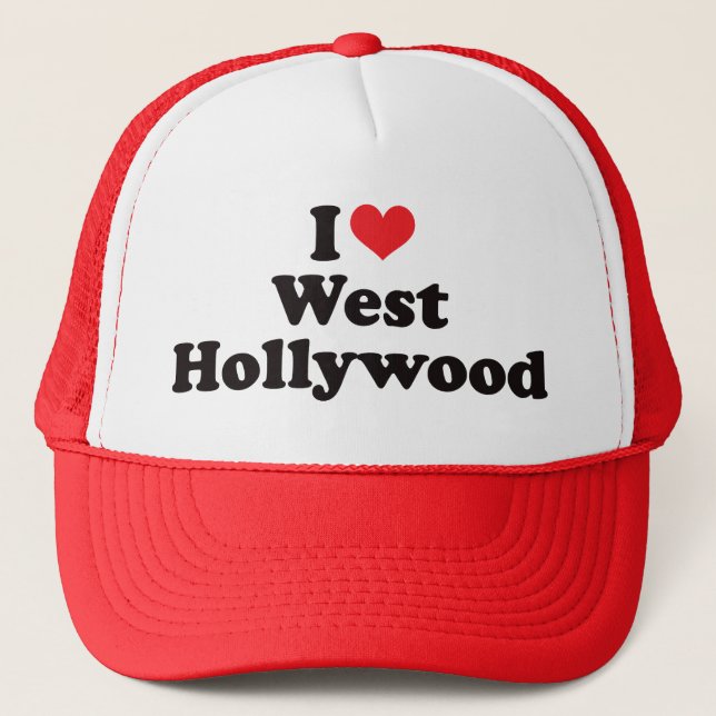 I Heart West Hollywood Trucker Hat (Front)