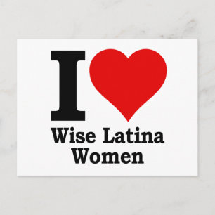 I (heart) Wise Latina Women Postcard