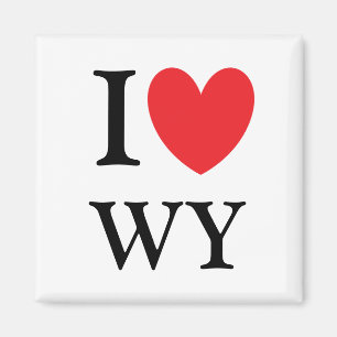 I Heart Wyoming Magnet