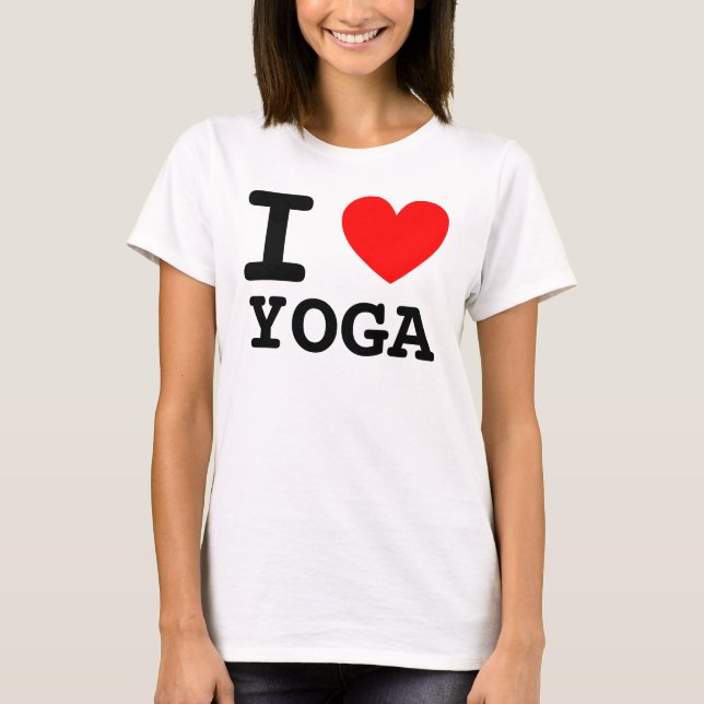 I Heart YOGA Shirt (Front)