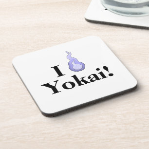 I Heart Yokai! Japanese Monster Appreciation Coaster