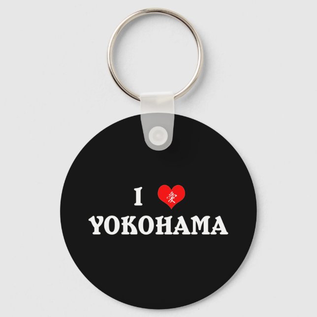 I Heart Yokohama Keychain (Front)
