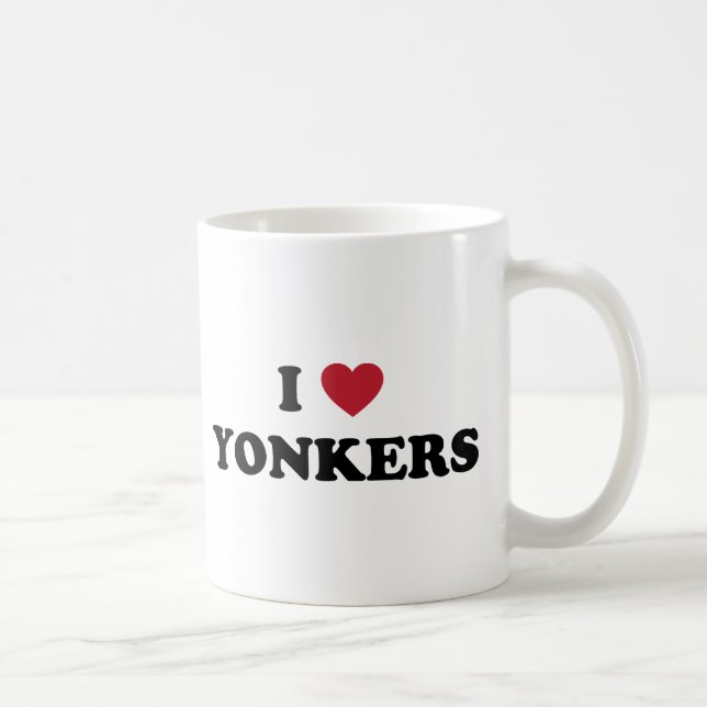 I Heart Yonkers New York Coffee Mug (Right)
