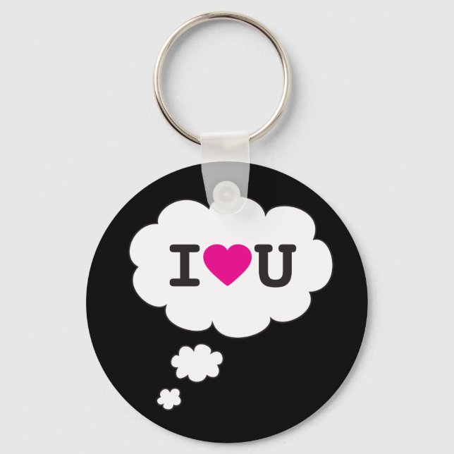 i heart you key ring (Front)