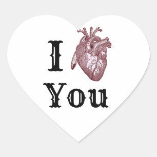 I Heart You Sticker