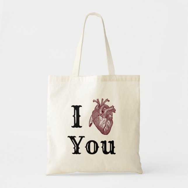 I Heart You Tote Bag (Front)