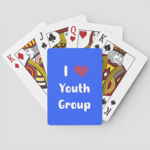 I Heart Youth Group Classic Playing Cards