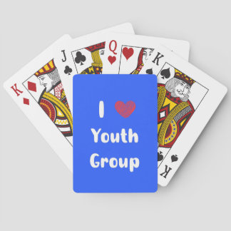 I Heart Youth Group Classic Playing Cards