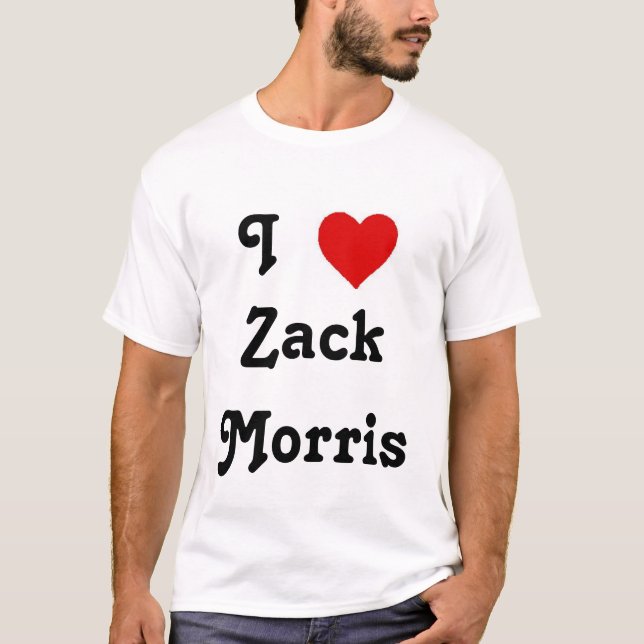 I Heart Zack Morris T-Shirt (Front)
