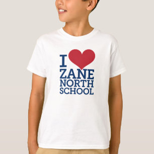 I Heart Zane North School Kids' Long Sleeve Tee