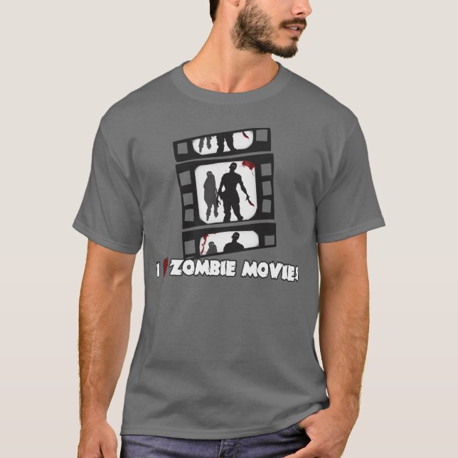 I Heart Zombie Movies T-Shirt (Front)