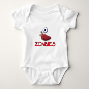 I HEART ZOMBIES BABY BODYSUIT