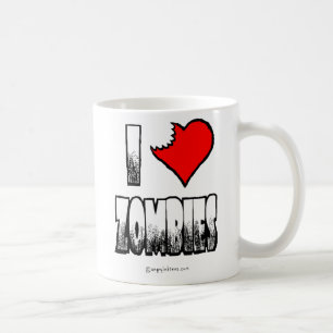 I Heart Zombies Coffee Mug