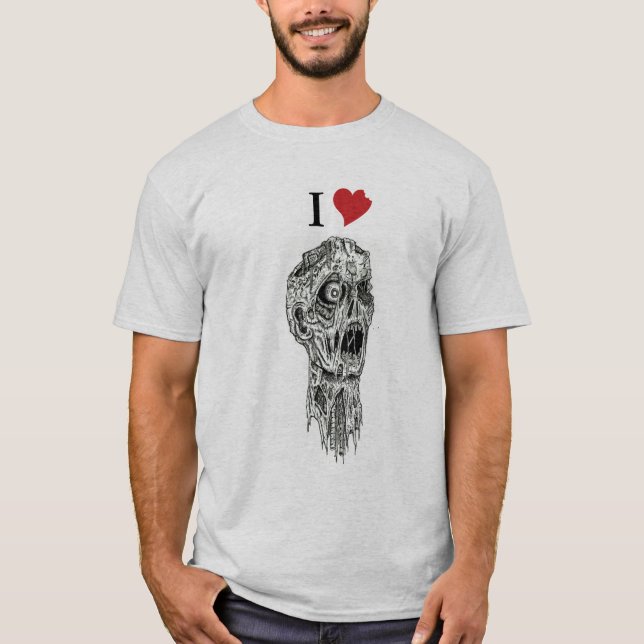I Heart Zombies T-Shirt (Front)