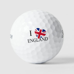 I Heartflag England bk ssf gbcnt Golf Balls