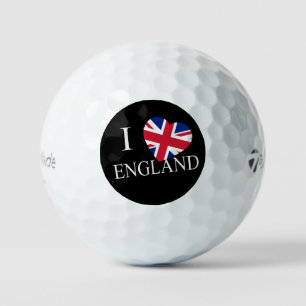 I Heartflag England wt tmtp5 gbcnt Golf Balls