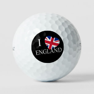 I Heartflag England wt tpv1 gbcnt Golf Balls