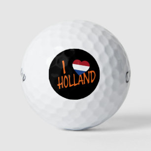 I Heartflag Holland or on bk cwb gbcnt Golf Balls