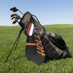 I Heartflag Holland or on bk gtt Golf Towel