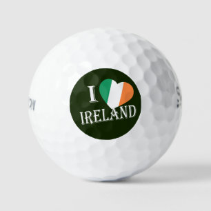 I Heartflag Ireland wt ssf gbcnt Golf Balls