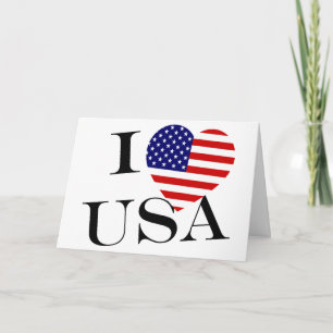 I Heartflag USA bk gct Card