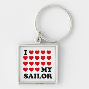 I (hearts) my Sailor Key Ring